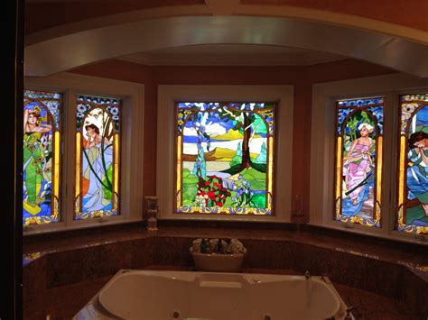 Bathroom Stained Glass Window Frosted Stained Glass Window Film Bathroom Balcony Sliding