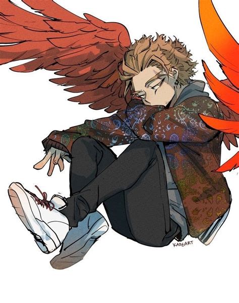 Hawks Bnha Fanart Bnh Bnha Bokunohero Manga Fanart Hawks