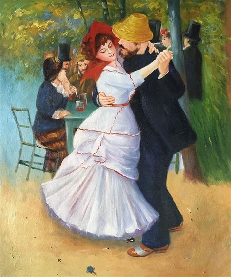 Dance At Bougival Pierre Auguste Renoir Oil Painting Reproductions