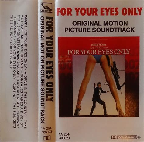Bill Conti For Your Eyes Only Original Motion Picture Soundtrack