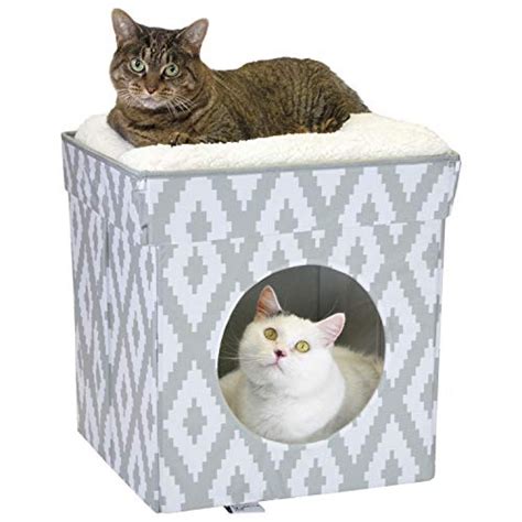 Kitty City Large Cat Bed Stackable Cat Cube Indoor Cat Housecat