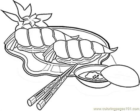 Maybe you would like to learn more about one of these? Shrimps Sushi Coloring Page - Free Japan Coloring Pages ...