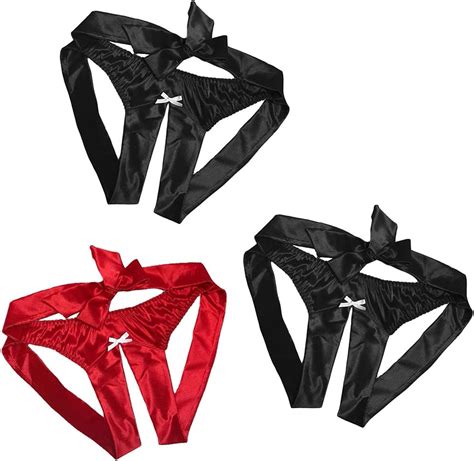 Bandage Sexy G String Panties Womens Cage Bowknot Strappy Brief Exotic Underwear