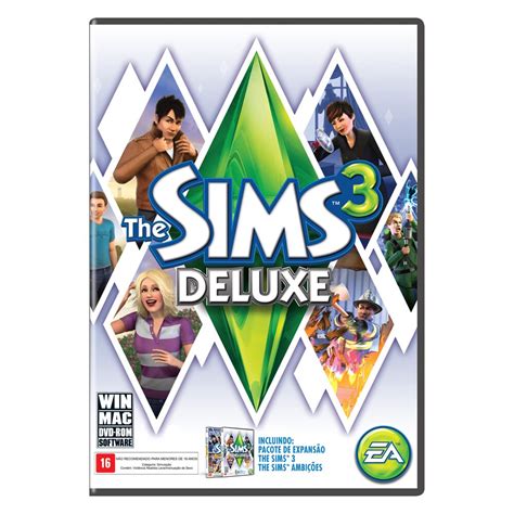 Jogo The Sims 3 Deluxe The Sims Ambições Pc Jogos Para Pc No