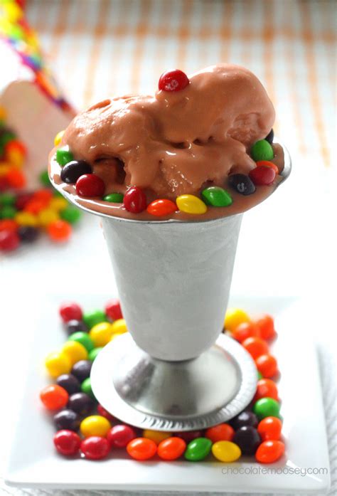 Skittles Ice Cream For Icecreamweek Chocolate Moosey