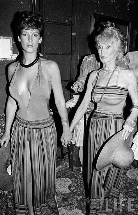 1970s Jamie Lee Curtis And Her Mother Jane Leigh At Studio 54 Nyc