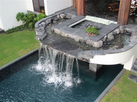 Modern Waterfall Pool Home And Apartment Ideas