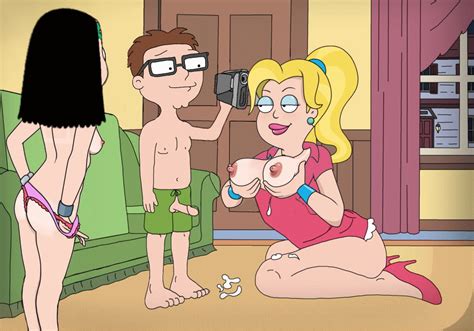 Xbooru American Dad Animated Francine Smith Hayley Smith Incest