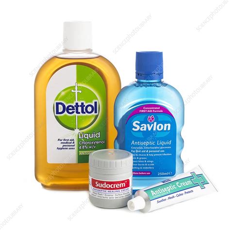 Domestic Antiseptic Products Stock Image C0244028 Science Photo