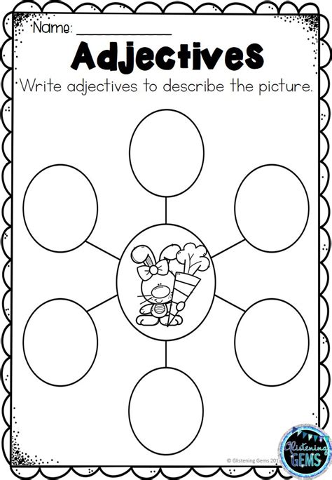 Adjective Coloring Worksheet Coloring Pages