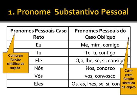 Exemplos De Pronomes Substantivos E Adjetivos Kulturaupice