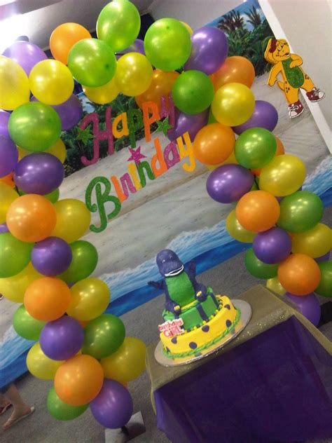 Beyond Kids Parties Barney Themed Party