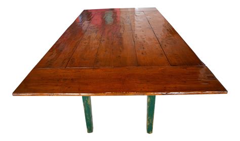 Rustic Wood Dining Table | Chairish | Dining table, Wood dining table, Wood dining table rustic