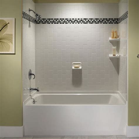 Well, my work pace has slowed considerably over the last two days. 29 white subway tile tub surround ideas and pictures ...