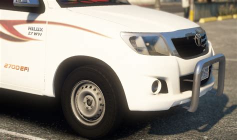 Toyota Hilux 2012 2015 Crew Cab Glx Add On Replace Fivem