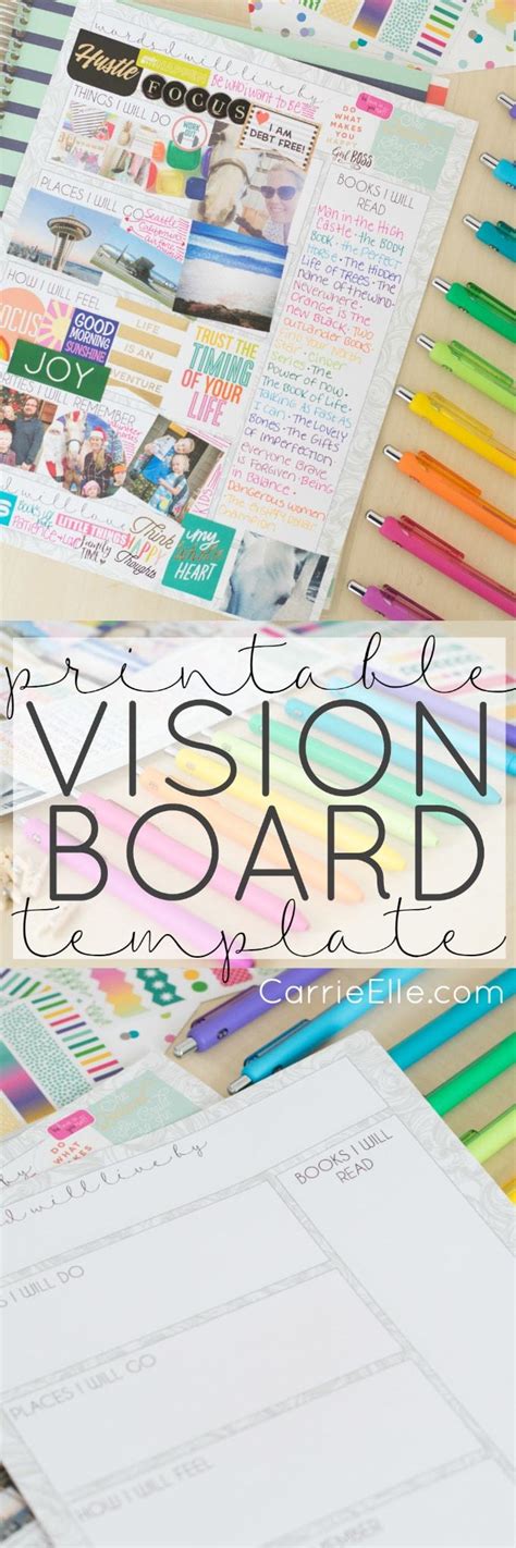 Create A Vision Board Template