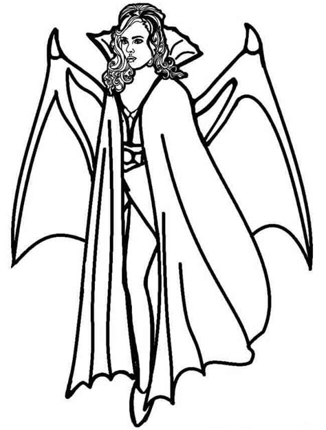 30 Free Printable Vampire Coloring Pages