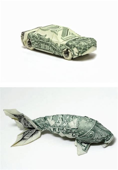 Incredible Money Origami By Won Park Daily Design Inspiration For