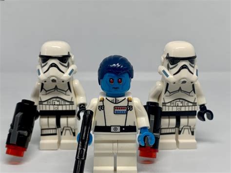Admiral Thrawn And 2 Stormtroopers Star Wars Minifigures Etsy