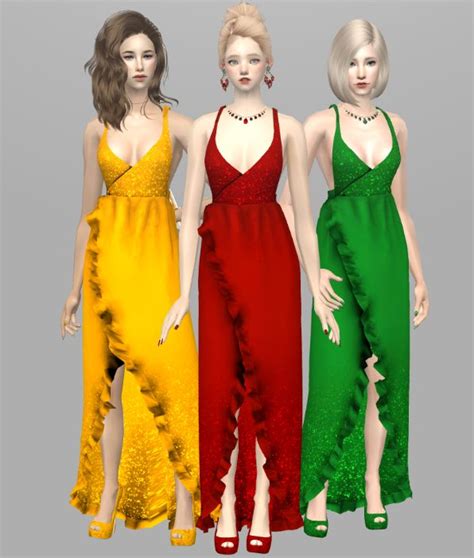 Lindasims2 Платья Симс Моды