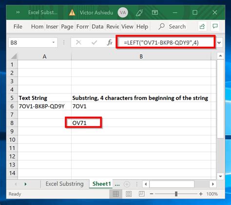 Excel Substring How To Get Extract Substring In Excel Itechguidez