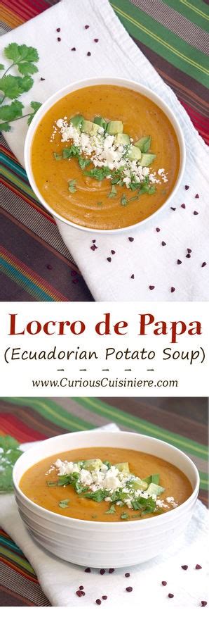 2 teaspoons annatto (achiote) seeds, 2 tablespoons vegetable oil, 3 1/2 lb russet (baking) potatoes, 1 cup chopped white onion, rounded 1/2 teaspoon ground cumin, 2 1/4 teaspoons salt, 3/4 teaspoon black pepper, 7 cups water, 1 cup whole milk, 5 1/2 oz queso fresco. Locro de Papa (Ecuadorian Potato Soup) • Curious Cuisiniere