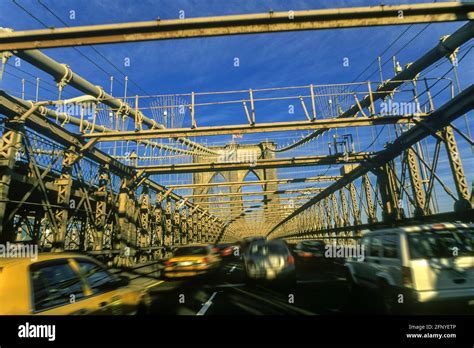 2005 Historical Road Traffic Brooklyn Bridge ©j And W Roebling 1876