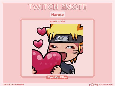 Kawaii Naruto Shippuden Twitch Emote Discord Emote Ninja Etsy