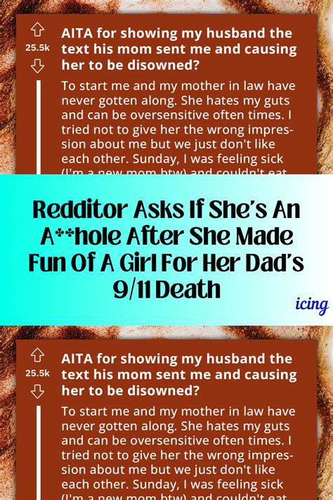 Redditor Asks If She S An A Hole After She Made Fun Of A Girl For Her Dad S 9 11 Death Artofit