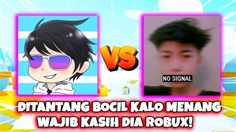 Bocil Bocil Ini Nantangin Aku Kalo Kalah Wajib Kasih Dia Robux💰 Pet