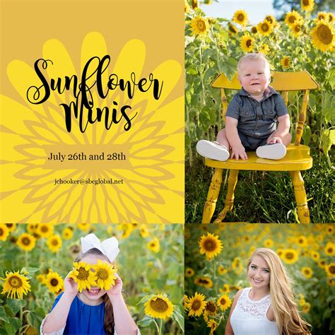 Sunflower Mini Sessions Now Booking — Jenna Hooker Photography