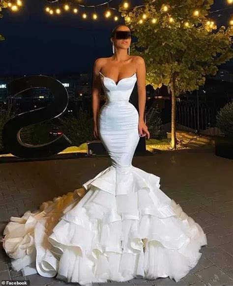 Bride Is Mercilessly Mocked Over Ridiculously Tight Wedding Dress Daily Mail Online