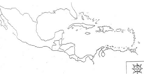 Blank Map Of Central America And Mexico Source Of Map