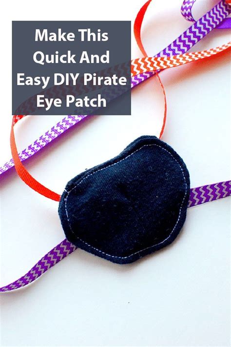 Diy Pirate Eye Patch Tutorial Pirate Eye Patches Patches Eyepatch