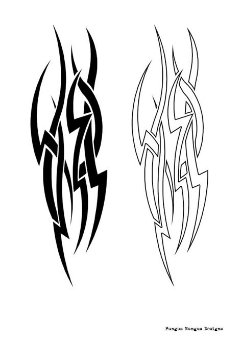 Black And Outline Tribal Tattoo Designs Tribal Tattoo Designs Tribal