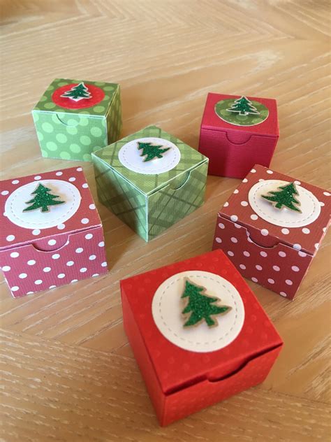 Christmas Tiny Boxes Christmas Candy Boxes Mini Treat Etsy