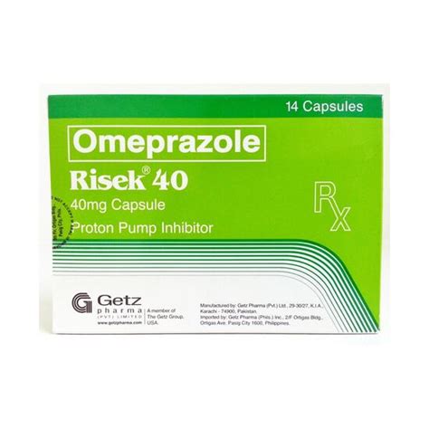 Buy Risek 40 Omeprazole 40mg Capsule 1s Online With Medsgo Price From