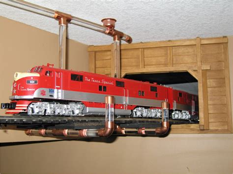 Ceiling Mounted Train Track Building A Shelf Mounted Train One Of A