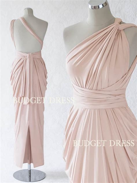 2017 New Style Nude Blush Multiform Bridesmaids Dress Infinity Greek Prom Dresses Engagement
