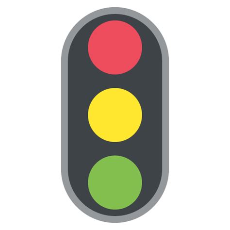 Vertical Traffic Light Emoji For Facebook Email And Sms Id 10419
