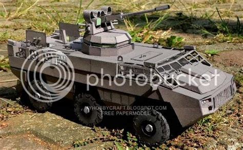 Papermau Armoured Fighting Vehicle Mbombe Paper Model In 135 Scale