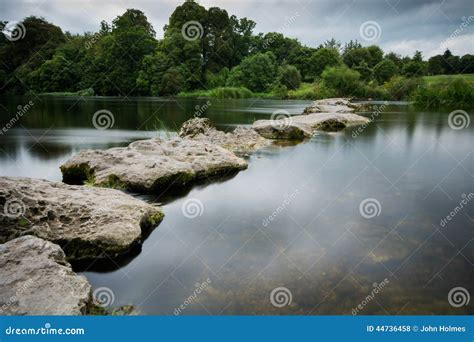 Stepping Stones To The Salmon Beats 5 Stock Photo Image Of Rocks