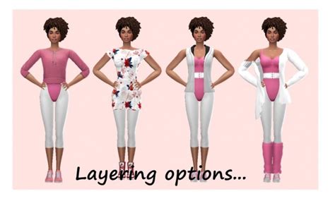 Gp04 Accessory Aerobic Outfit At Sims4sue Sims 4 Updates