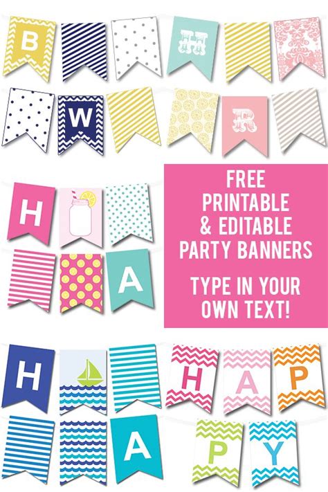 Free Printable Banners For Birthday Party

