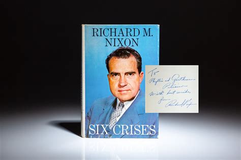 Six Crises By Nixon Richard M Very Good Cloth 1962 First Edition