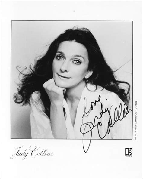 Judy Collins Autographed Signed Photograph Historyforsale Item