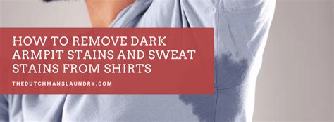 How To Remove Dark Armpit Stains And Sweat Stains From Shirts
