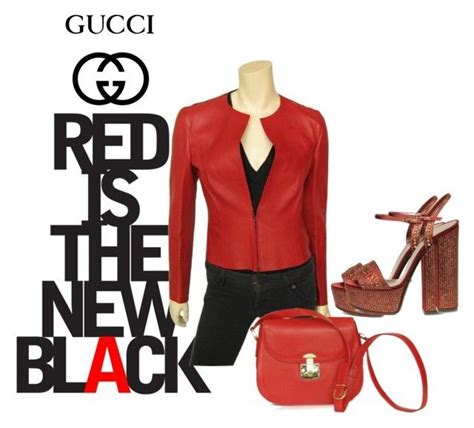 Bright Red Essentials Gucci By Sharynscott 2016 On Polyvore
