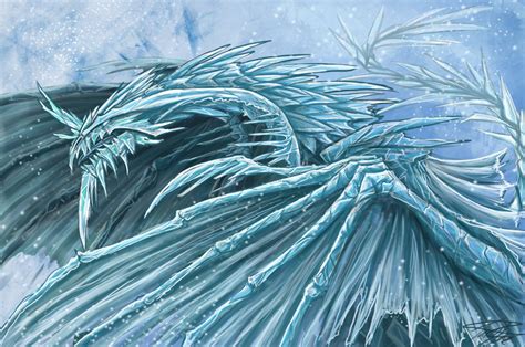 Ice Dragon By Archir On Newgrounds