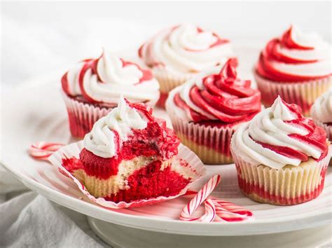 Candy Cane Cupcakes Recipe Baking Sweets Candy Cane Recipe Candy Cane Dessert